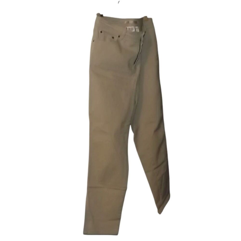 Bill Blass Jeanswear Beige Tan Jeans Khakis Womens Size 14 Casual Pants Vintage